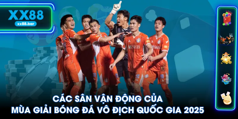 Các sân vận động của mùa giải bóng đá Vô địch Quốc gia 2025