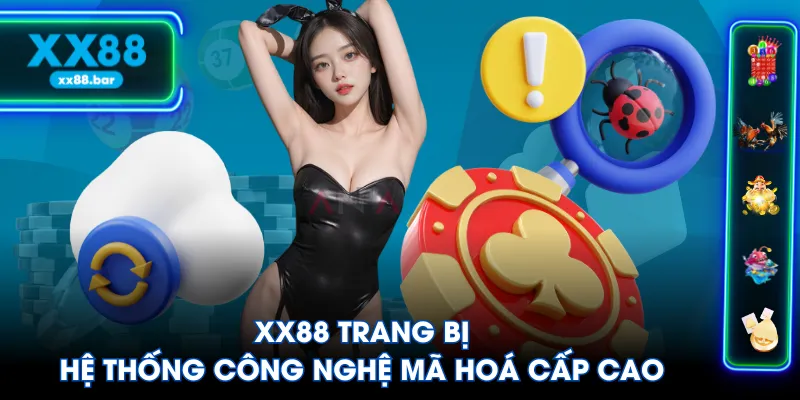 XX88 trang bị hệ thống công nghệ mã hoá cấp cao